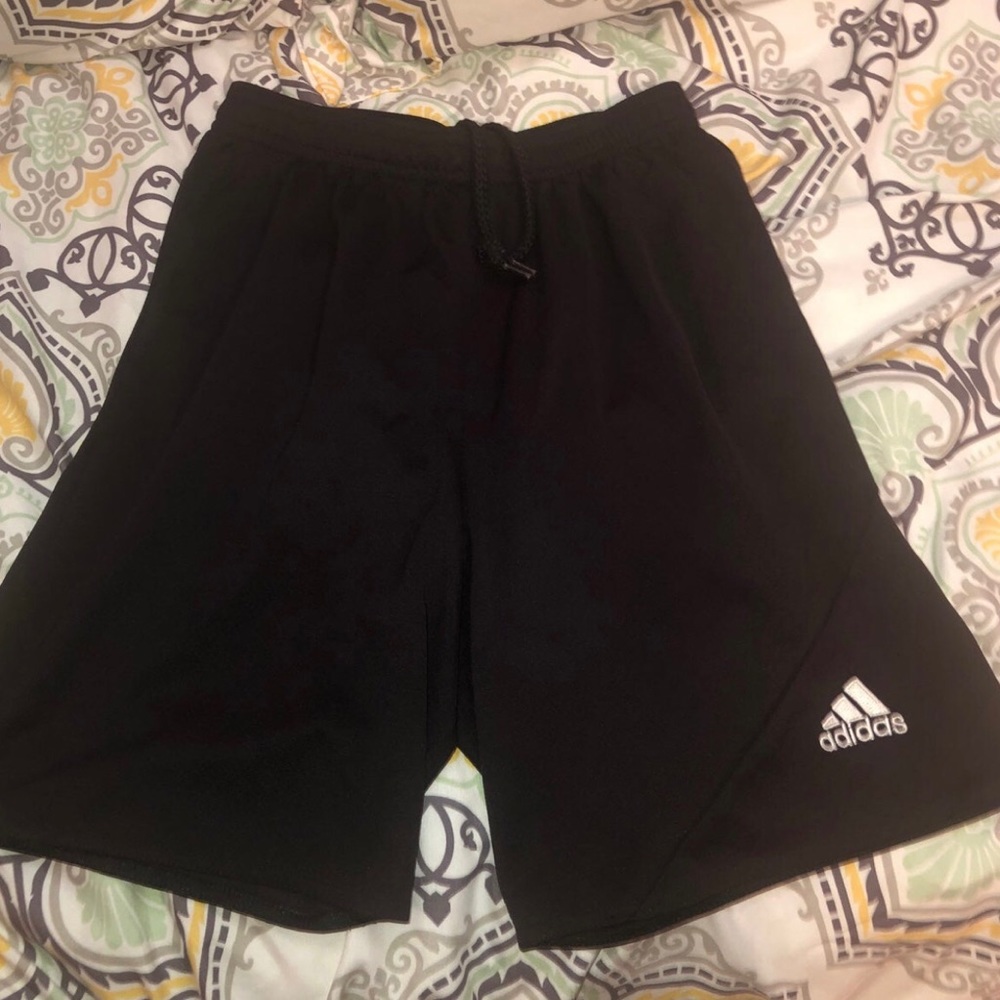 Boys Adidas Climalite shorts